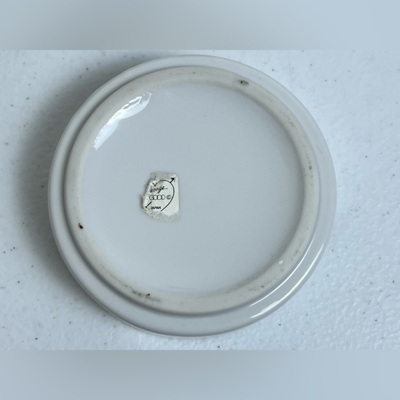 VTG George Good Christmas Tree Ashtray Japan Gold Trim Trinket Smoking Dish - Picture 6 of 6